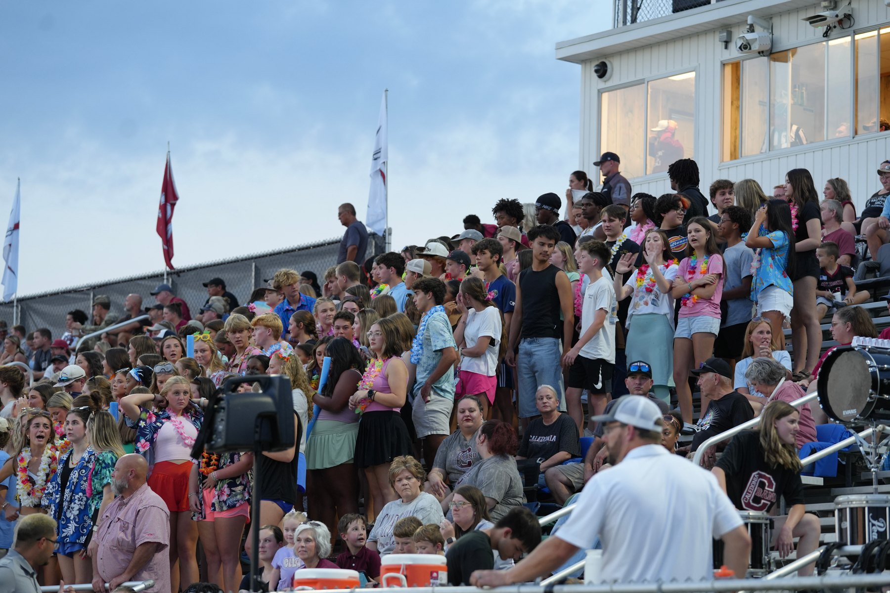 Fans pack the home stands at Caledonia